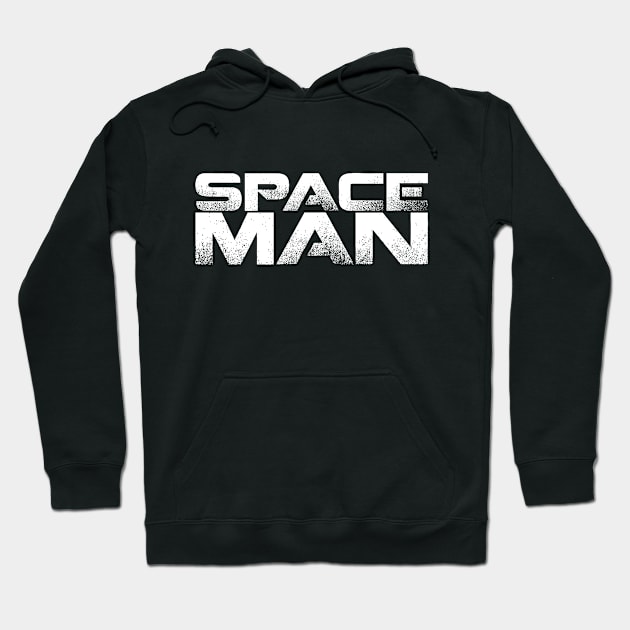 Space Man (white) Hoodie by andrew_kelly_uk@yahoo.co.uk